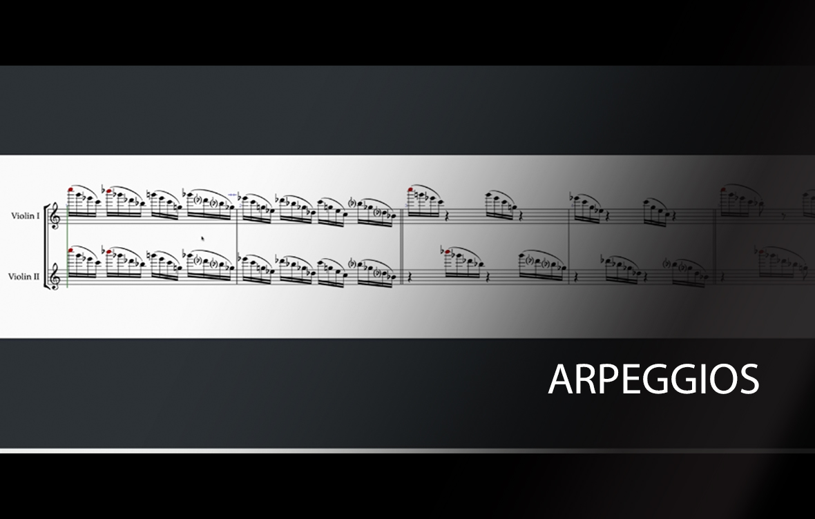 Arpeggios - how to make them work!